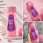 شامپو و اسکراب بدن شاین دار دورو مدل Pink Delight - Image 2