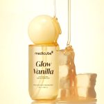 میست خوشبوکننده، آبرسان و درخشان‌کننده مو و بدن وانیلی مدی کیوب | medicube Glow Vanilla Hair Body Fragrance Mist - Image 2